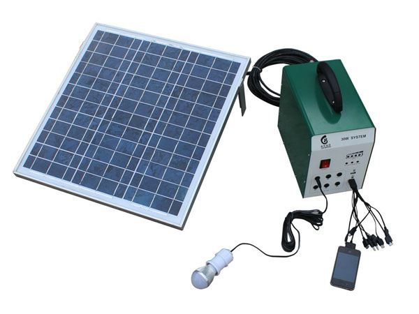 30W Portable Solar Power Systems